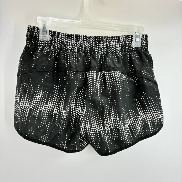 Danskin Now Women's Activewear Shorts Black White S Polyester - Picture 3 of 6